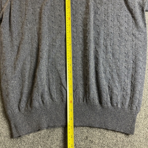 I Levrieri Cashmere Silk Sweater Mens Crew Neck Made in Italy Luxury Size XL - Picture 6 of 6